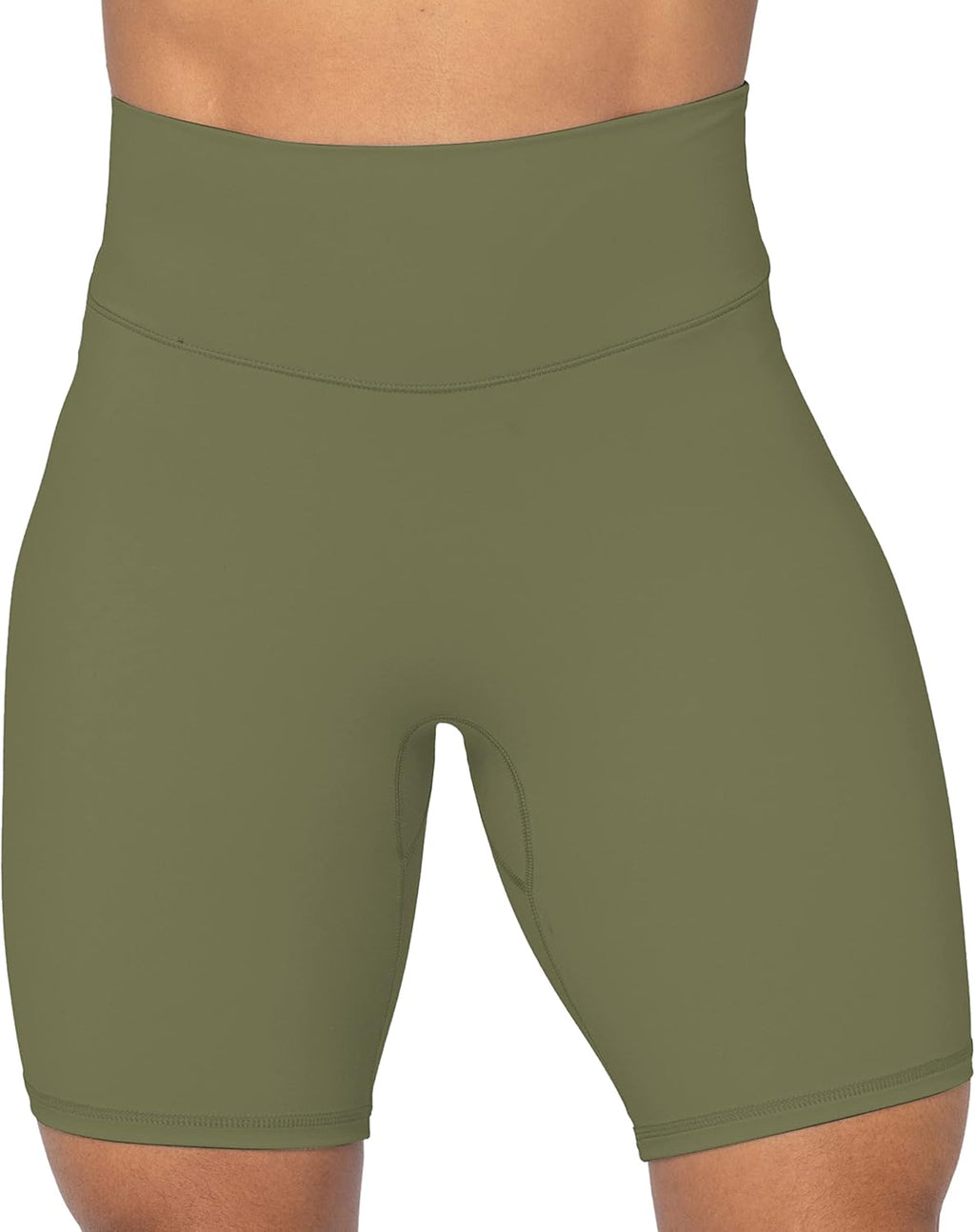 High Waist Biker Shorts for Women No Front Seam Soft Yoga Workout Gym Bike Shorts Tummy Control Squat Proof