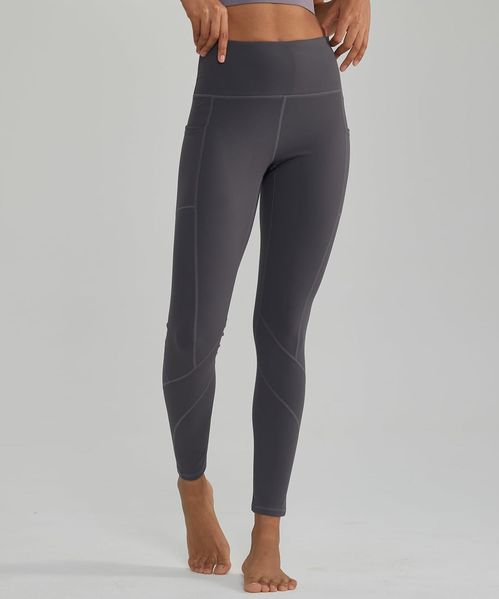 High Waisted Tummy Control Leggings for Women Yoga Pants with Pockets Workout Squat Proof Tights