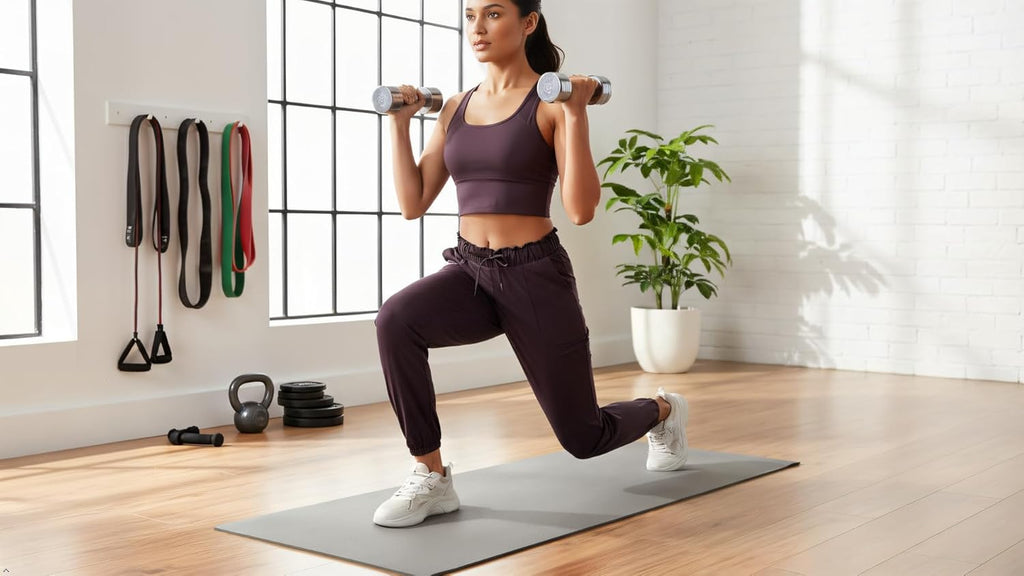 Joggers for Women with Pockets Elastic Waist Workout Sport Gym Pants Comfy Lounge Yoga Running Pants