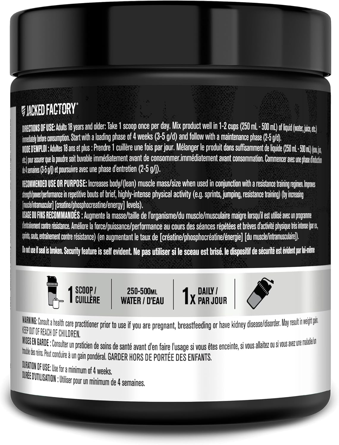 Creatine Monohydrate Powder 150G - Canadian-Owned Informed Choice Certified Supplement for Increased Muscle Mass*, Improved Strength, Power, & Performance** - 30 Servings, Unflavored
