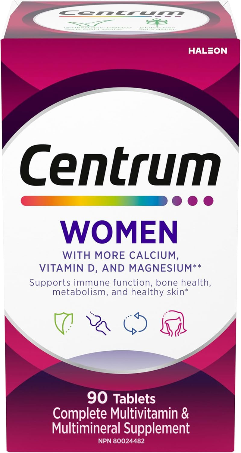 Women Multivitamins/Minerals Supplement, 90 Tablets (Packaging May Vary)
