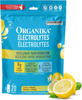 Canadian-Made Electrolytes Powder - Classic Lemonade Sachets - on the Go Sugar-Free Hydration and Electrolyte Replenishment with Prebiotics and Vitamin C - 3.5G X 20Ct