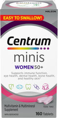 Women 50 plus Multivitamins/Minerals Supplement for Women 50+, 160 Mini Tablets