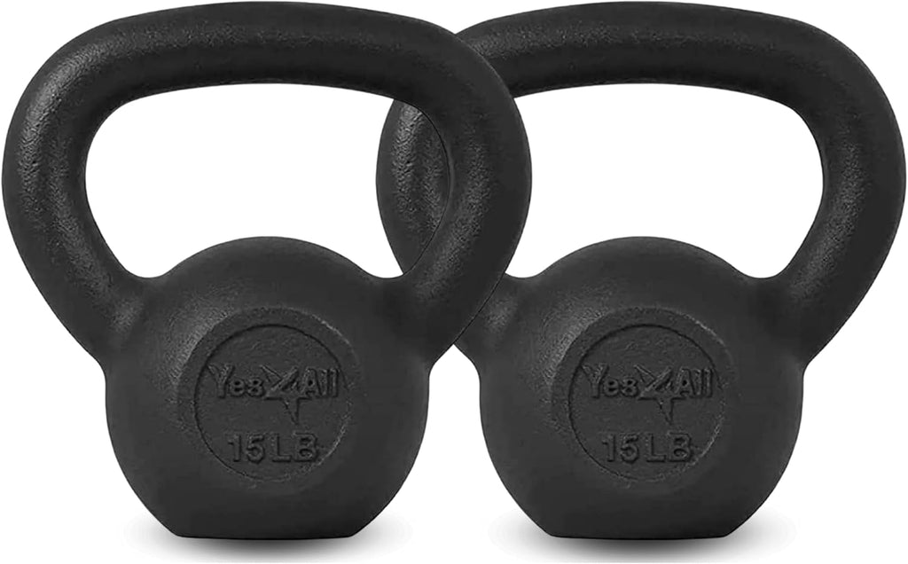5-50 Lbs Cast Iron Kettlebell for Dumbbell Weights Exercises, Gym, Full Body Home Workout Equipment, Push Up, Grip and Strength Training