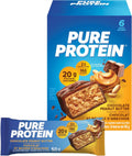 Bars - Nutritious, Gluten Free Bar, Made with Whey Protein Blend - Low Sugar Snack. Deliciously Satisfying. Made in Canada, Chocolate Peanut Butter (Pack of 6)