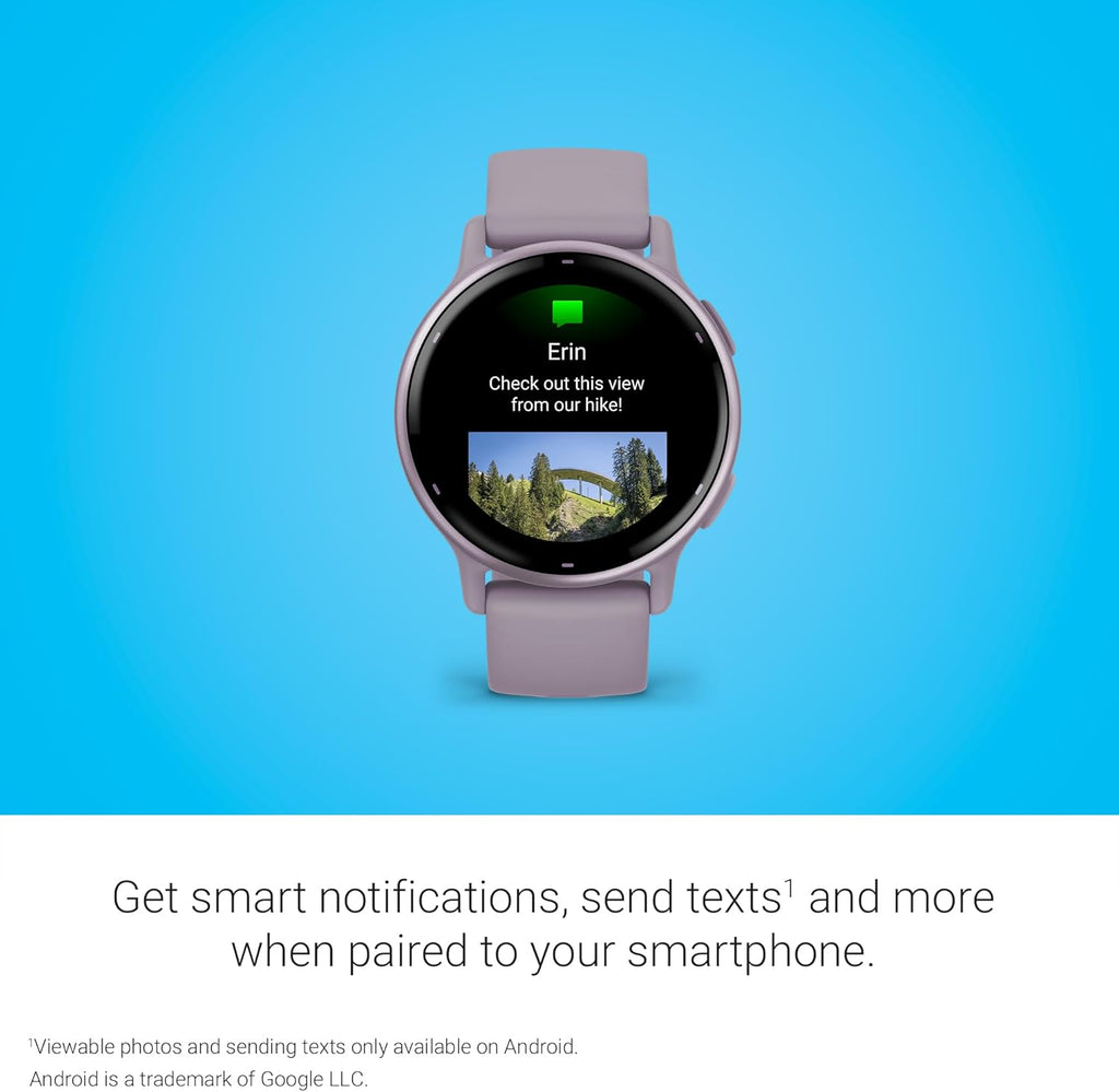 Vívoactive 5, Health and Fitness GPS Smartwatch, AMOLED Display, up to 11 Days of Battery, Orchid