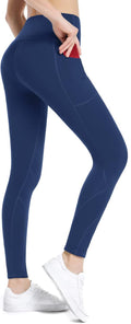 High Waisted Tummy Control Leggings for Women Yoga Pants with Pockets Workout Squat Proof Tights