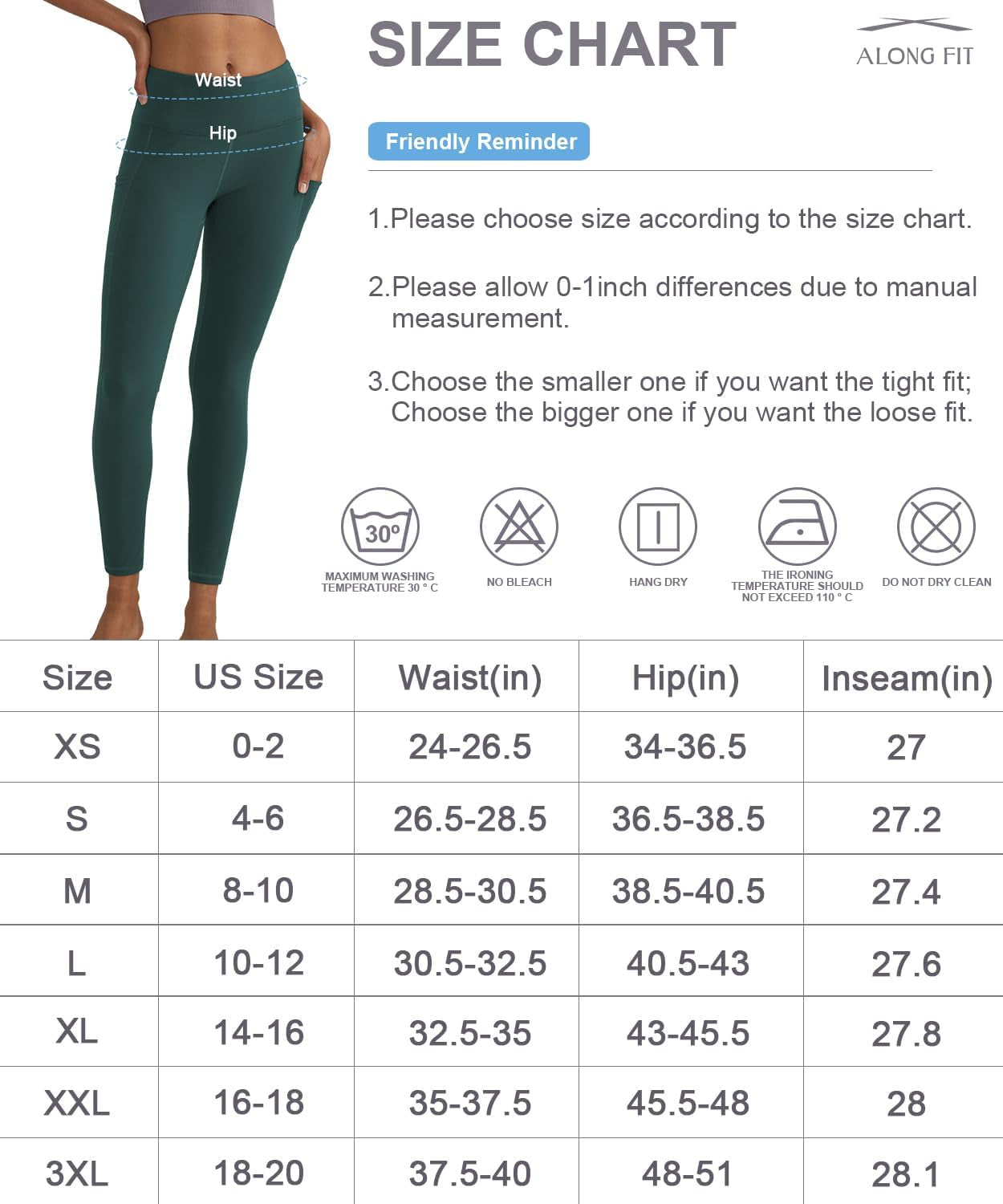 Leggings for Women with 3 Pockets Buttery Soft High Waisted Yoga Pants Non-See-Through Full-Length Tights