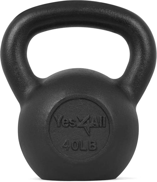 5-50 Lbs Cast Iron Kettlebell for Dumbbell Weights Exercises, Gym, Full Body Home Workout Equipment, Push Up, Grip and Strength Training