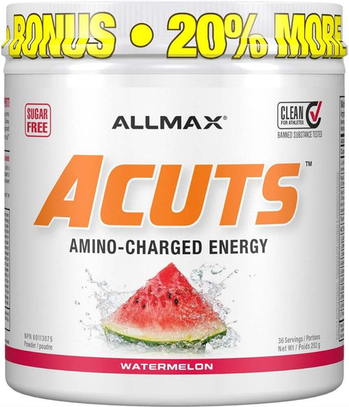 - AMINOCUTS (A:CUTS) - Weight-Management BCAA (L-Carnitine + Taurine + Green Coffee) - Watermelon - 252 Gram - 36 Servings