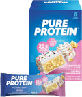 Bars - Nutritious, Gluten Free Bar, Made with Whey Protein Blend - Low Sugar, Protein Snack. Deliciously Satisfying. Made in Canada, Birthday Cake (Pack of 6)