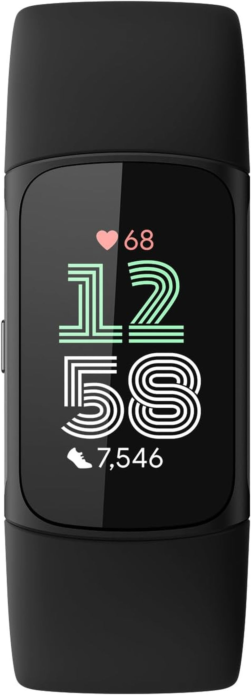 Google  Charge 6 Advanced Health and Fitness Tracker with Built-In GPS, Stress Management Tools, Sleep Tracking, 24/7 Heart Rate and More -- Black/Blac