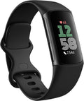 Google  Charge 6 Advanced Health and Fitness Tracker with Built-In GPS, Stress Management Tools, Sleep Tracking, 24/7 Heart Rate and More -- Black/Blac