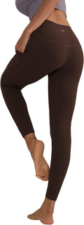 Leggings for Women with 3 Pockets Buttery Soft High Waisted Yoga Pants Non-See-Through Full-Length Tights
