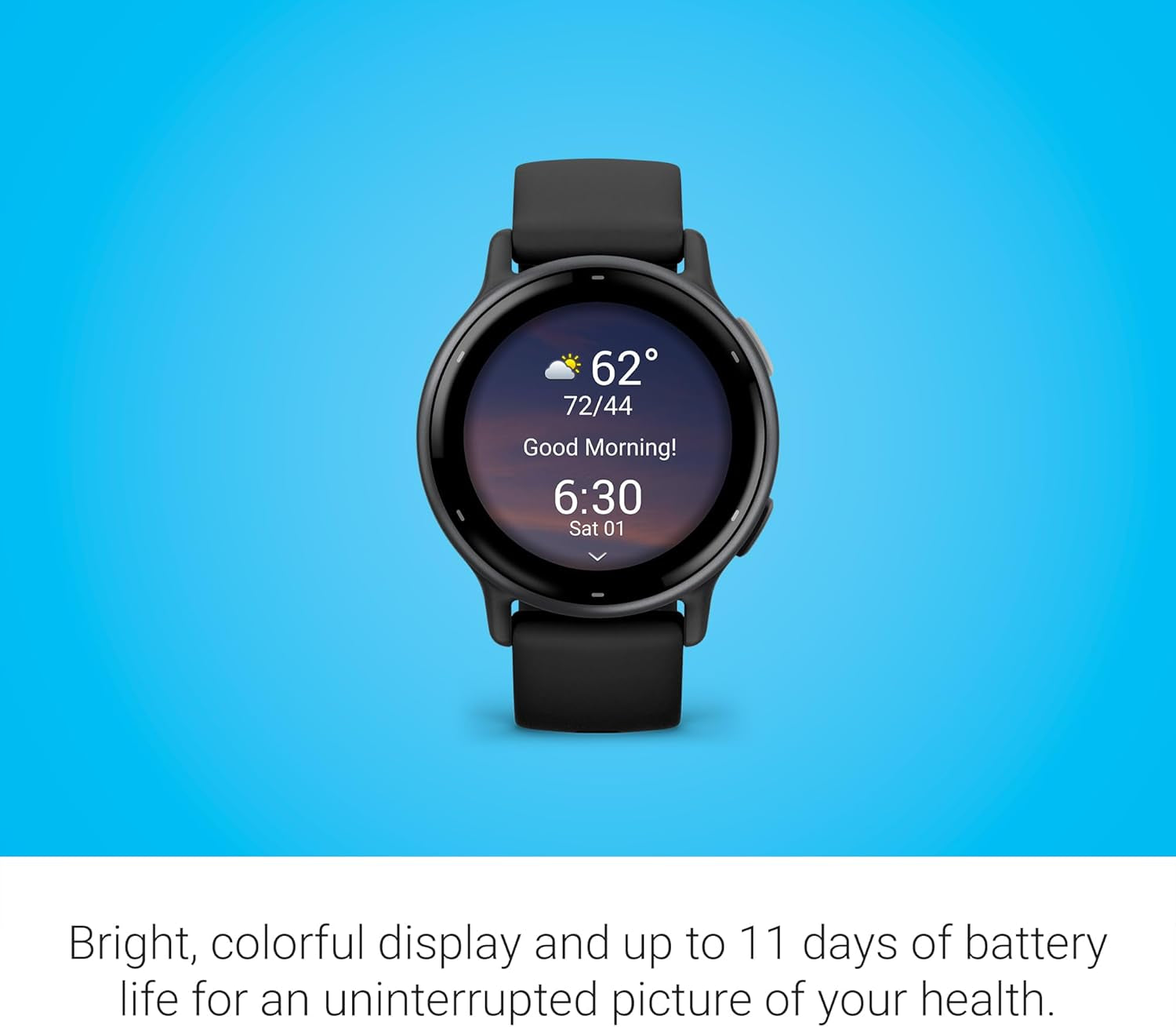 Vívoactive 5, Health and Fitness GPS Smartwatch, AMOLED Display, up to 11 Days of Battery, Black