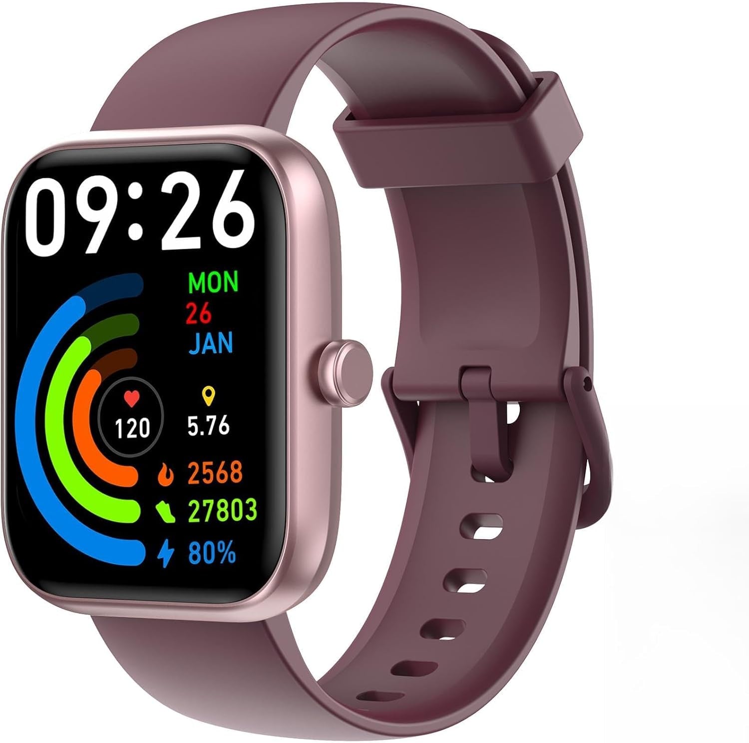 Smart Watch for Men Women with Bluetooth Call, Alexa Built-In, Heart Rate & Sleep Monitor, 1.83" DIY Dial Fitness Watch with 100+ Sport Modes, IP68 Waterproof, Compatible with Android Ios