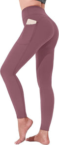 Yoga Pants for Women, High Waisted Leggings with Pockets, Tummy Control Non See through Workout Pants
