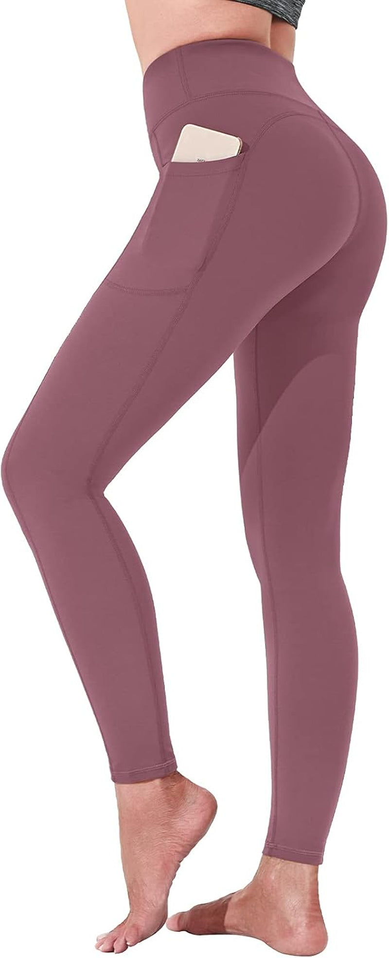 Yoga Pants for Women, High Waisted Leggings with Pockets, Tummy Control Non See through Workout Pants