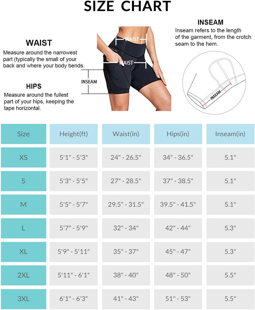 5" Bike Shorts Women 4D Padded Pockets Cycling Shorts Mountain Biking Bicycle Spin Gel UPF50+