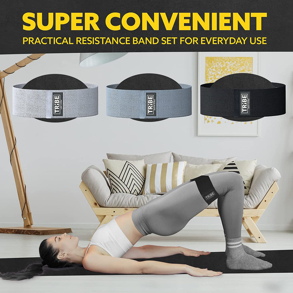 Fabric Resistance Loop – Glute and Thigh Workout Band – Exercise Band for Legs and Butt