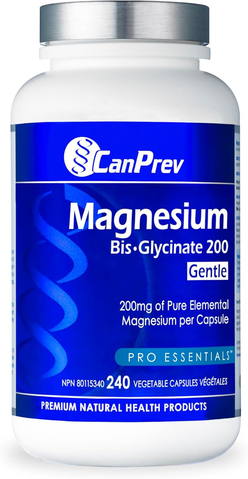 Pure Magnesium Bisglycinate 200Mg, 240 Vegan Capsules 240-Day Supply - Gentle on the Stomach - Magnesium Bis-Glycinate Supplement - Elemental Chelated Complex for Relaxation and Muscle Comfort