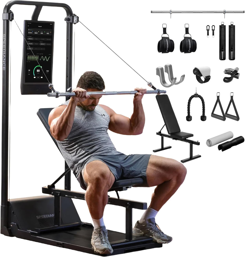 Gym Monster 2 Smart Home Gym, Upgraded Ai-Powered Home Workout Machine, Multi-Functional Smith Machine, Full Body Strength Training Fitness Equipment, All-In-One Workout Station