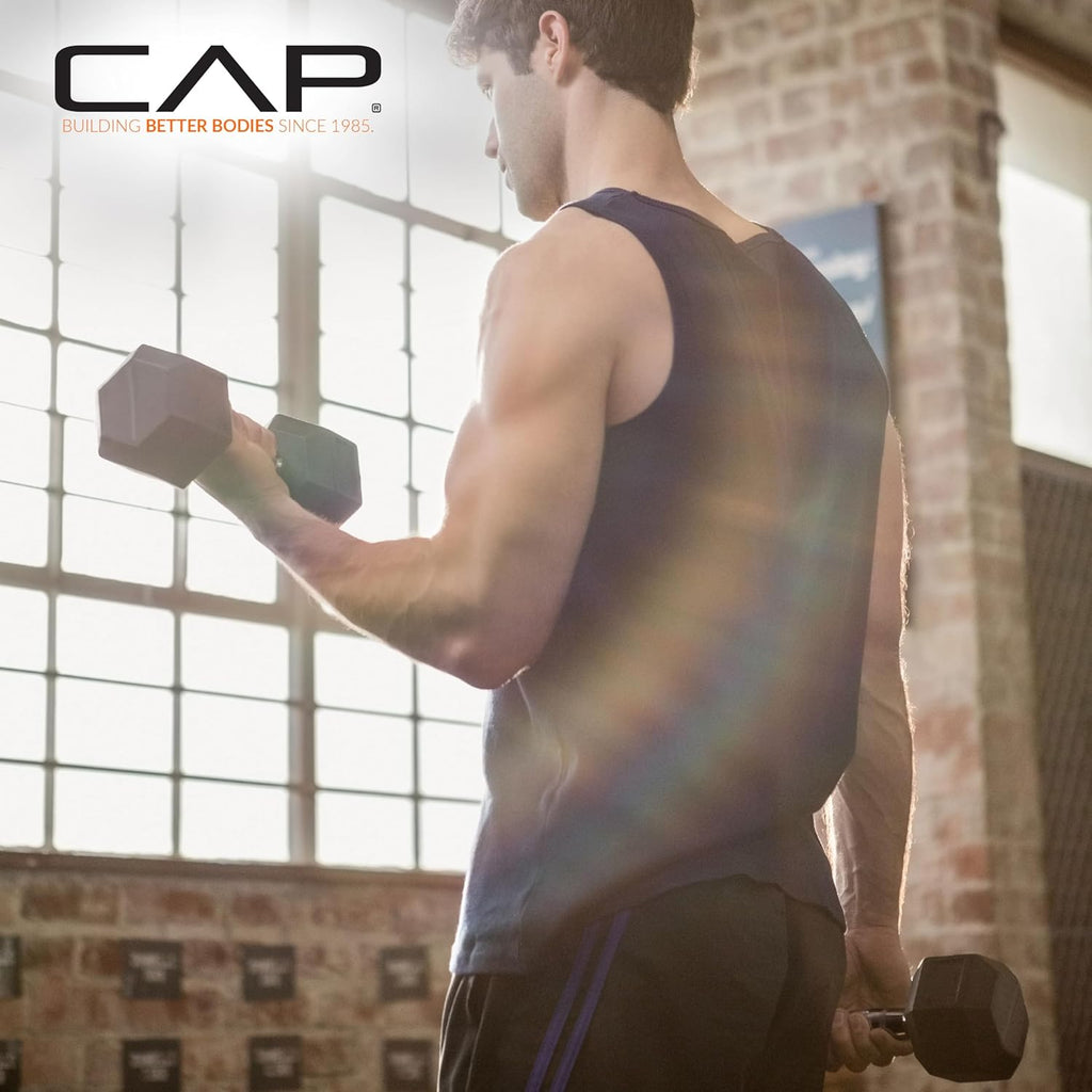 Coated Hex Dumbbell Weight - Pairs | Multiple Options