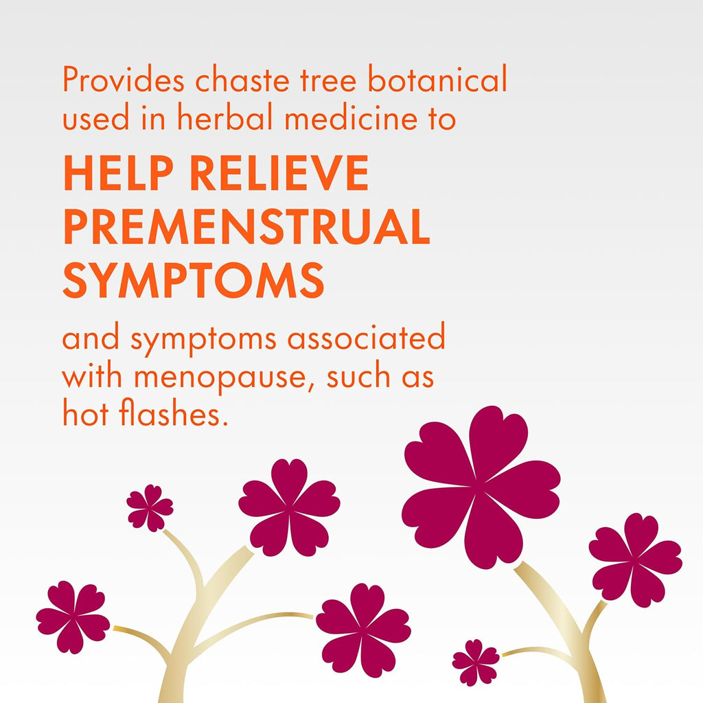 Probiotic, Women'S Dual Action, Multi-Strain Probiotic, with Chaste Tree, Soothes Occasional Abdominal Discomfort, Gas, Bloating, 28 Capsules
