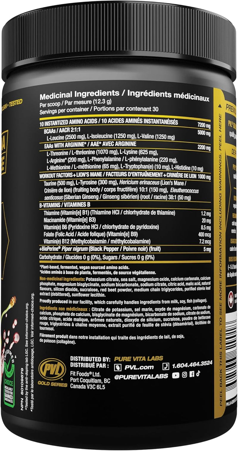 EAA BCAA COMPLETE | Pre, Intra or Post Workout – EAA/BCAA with L-Arginine, Amino Acid Supplement – Keto Friendly – (30 Servings (Pack of 1), Tropical Punch)