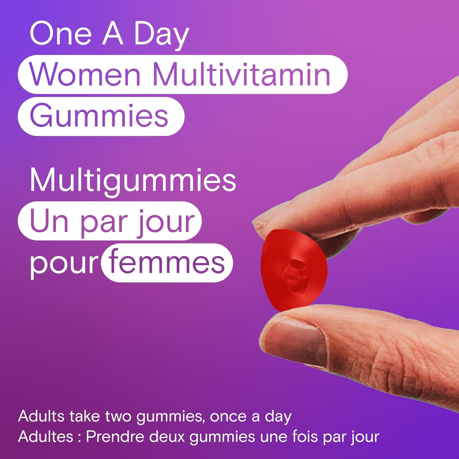 Women'S Multivitamin Gummies - Daily Gummy Vitamins for Women with Vitamins A, C, D and Zinc to Support Immune Function, Biotin for Healthy Hair, Skin and Nails, and More, 130 Gummies