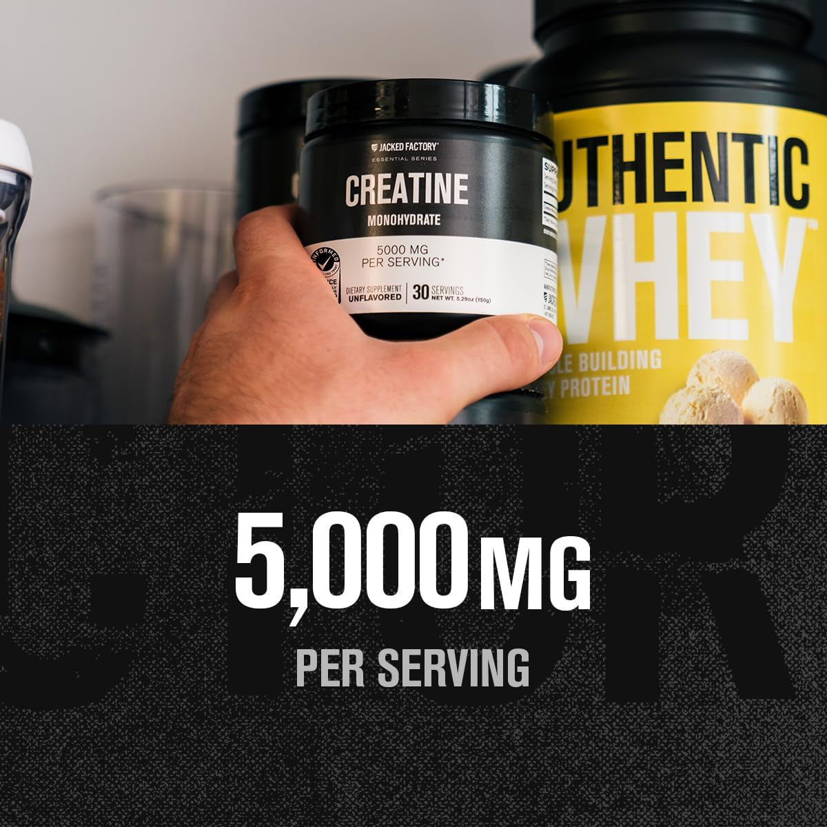 Creatine Monohydrate Powder 150G - Canadian-Owned Informed Choice Certified Supplement for Increased Muscle Mass*, Improved Strength, Power, & Performance** - 30 Servings, Unflavored