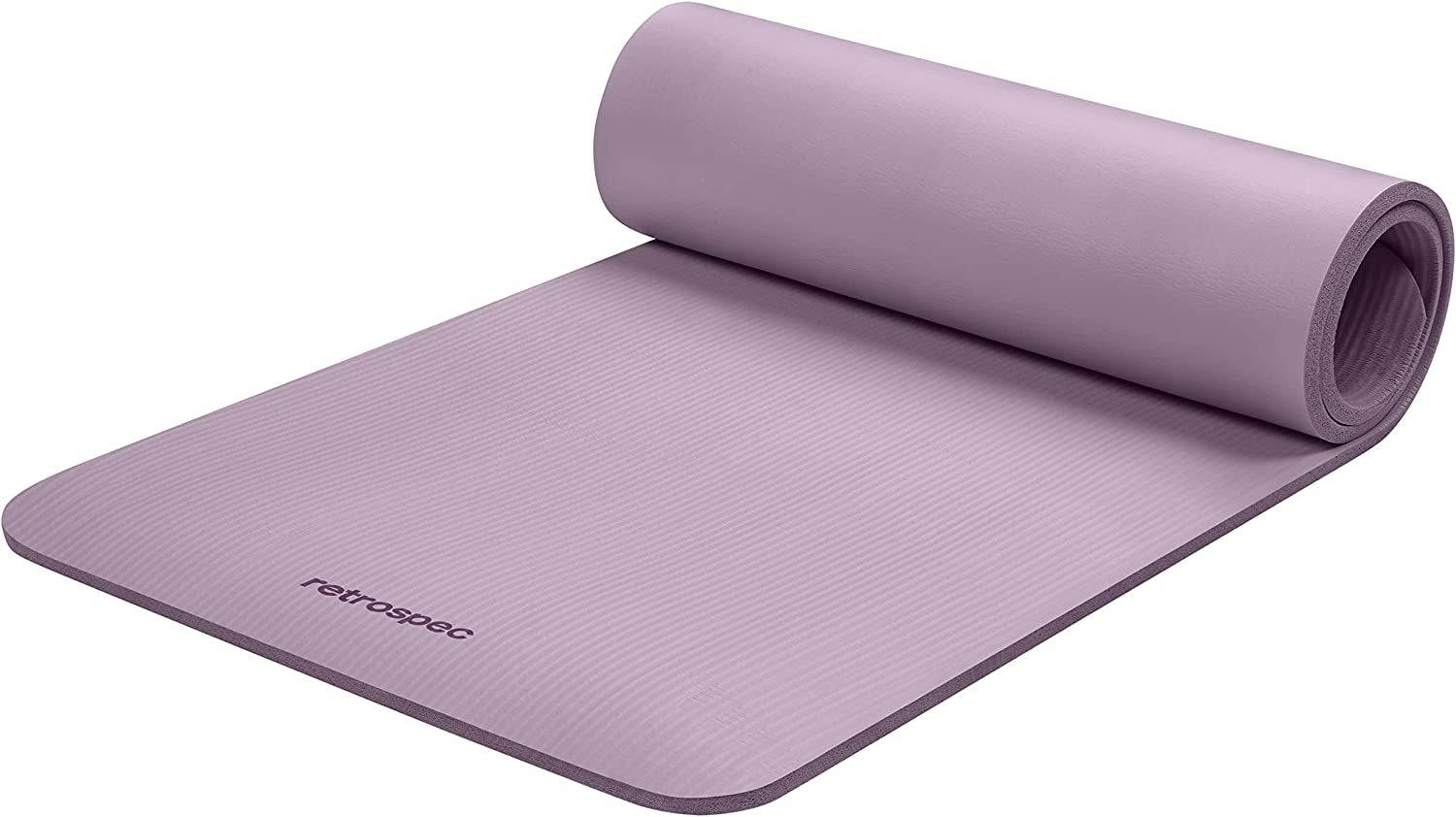 Solana Yoga Mat 1/2" Thick W/Nylon Strap for Men & Women - Non Slip Excercise Mat for Yoga, Pilates, Stretching, Floor & Fitness Workouts