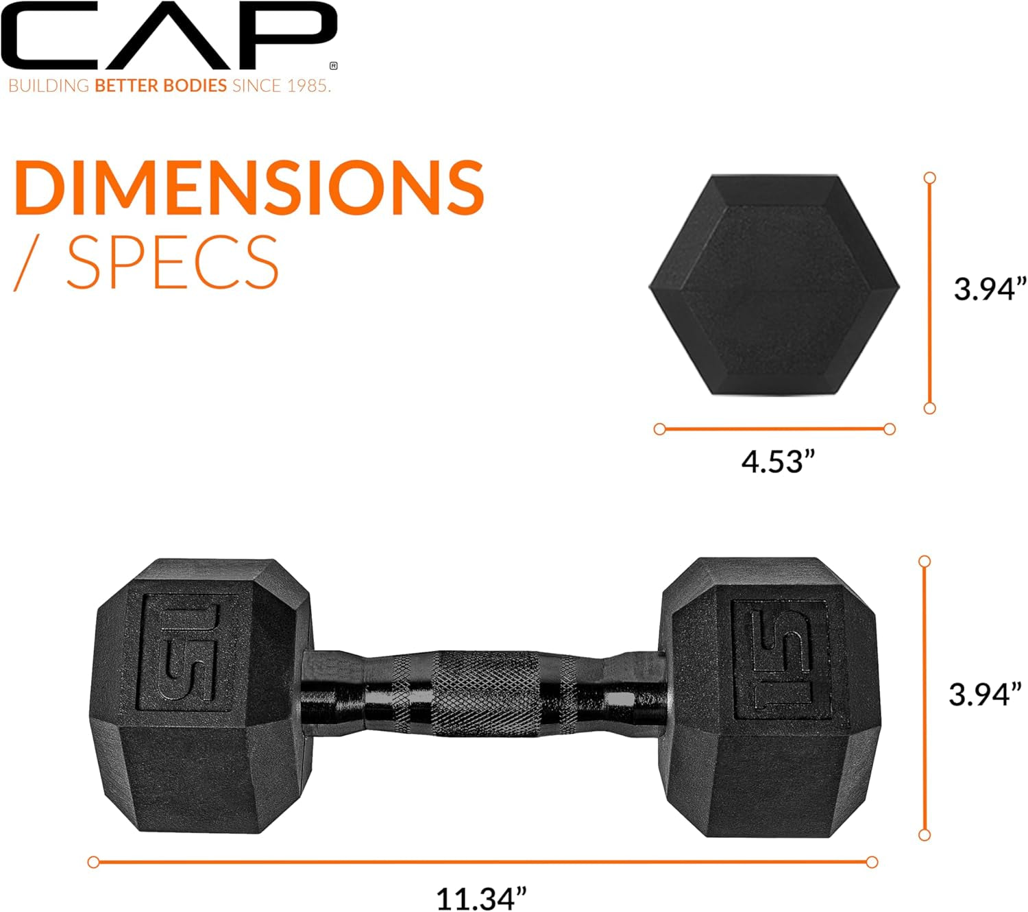 Coated Hex Dumbbell Weight - Pairs | Multiple Options