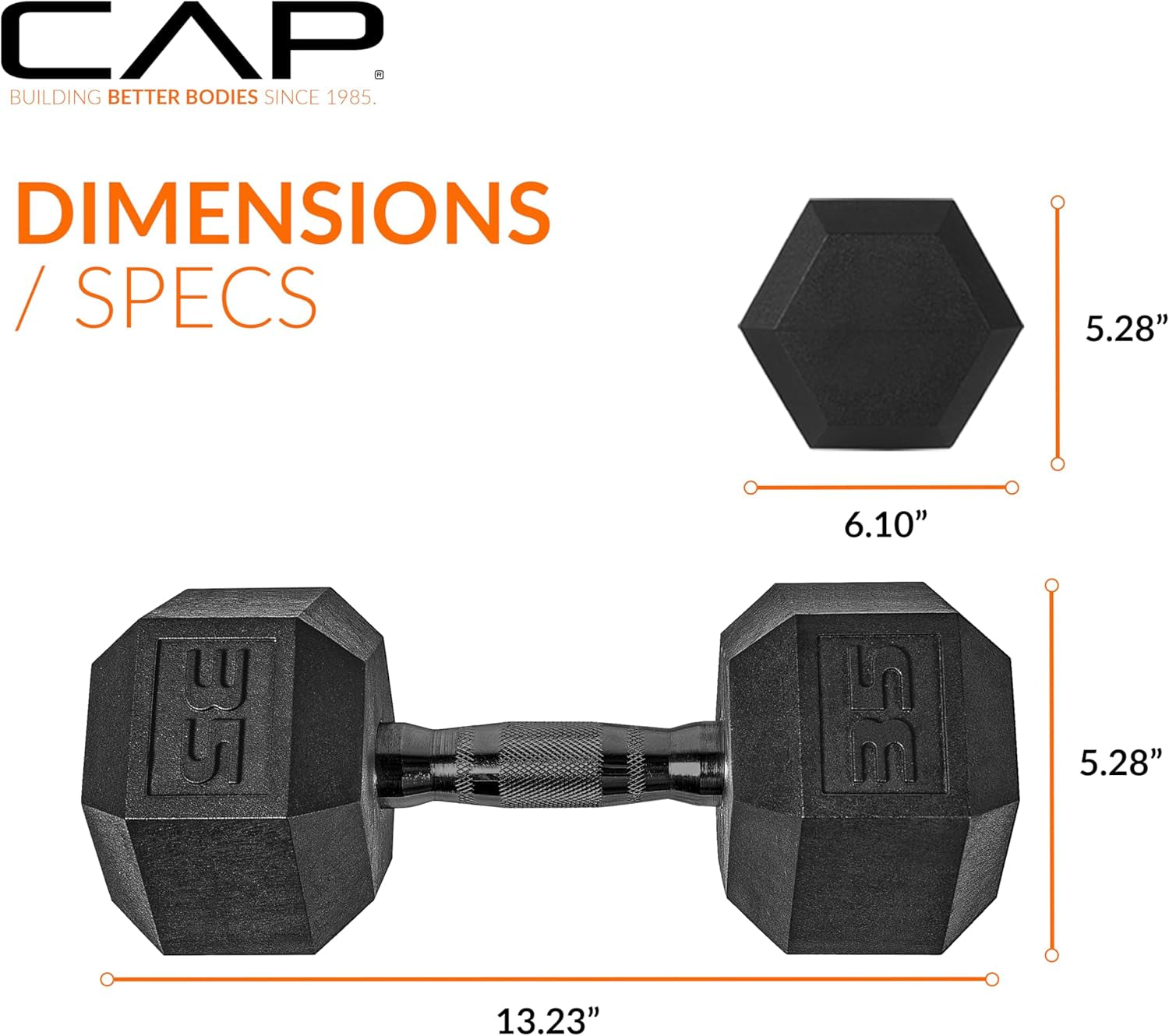 Coated Hex Dumbbell Weight - Pairs | Multiple Options