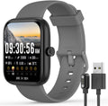 Smart Watch for Men Women with Bluetooth Call, Alexa Built-In, Heart Rate & Sleep Monitor, 1.83" DIY Dial Fitness Watch with 100+ Sport Modes, IP68 Waterproof, Compatible with Android Ios