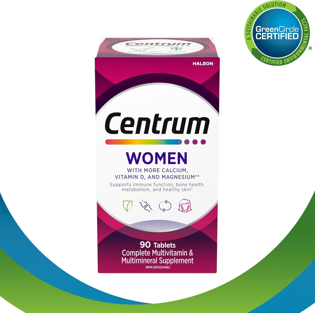 Women Multivitamins/Minerals Supplement, 90 Tablets (Packaging May Vary)