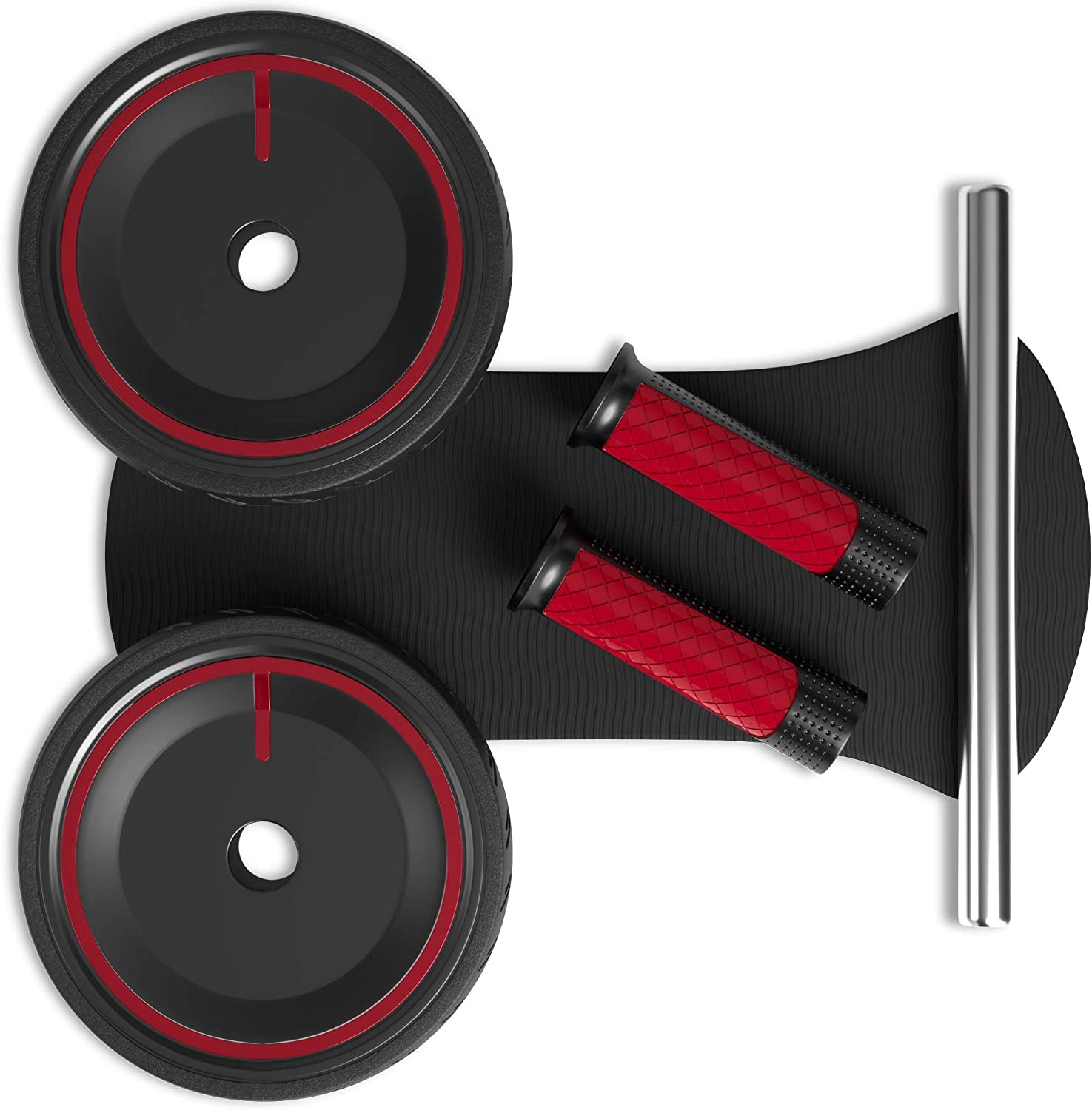 Ab Roller Wheel with Knee Pad Abdominal Exercise for Home Gym Fitness Equipment