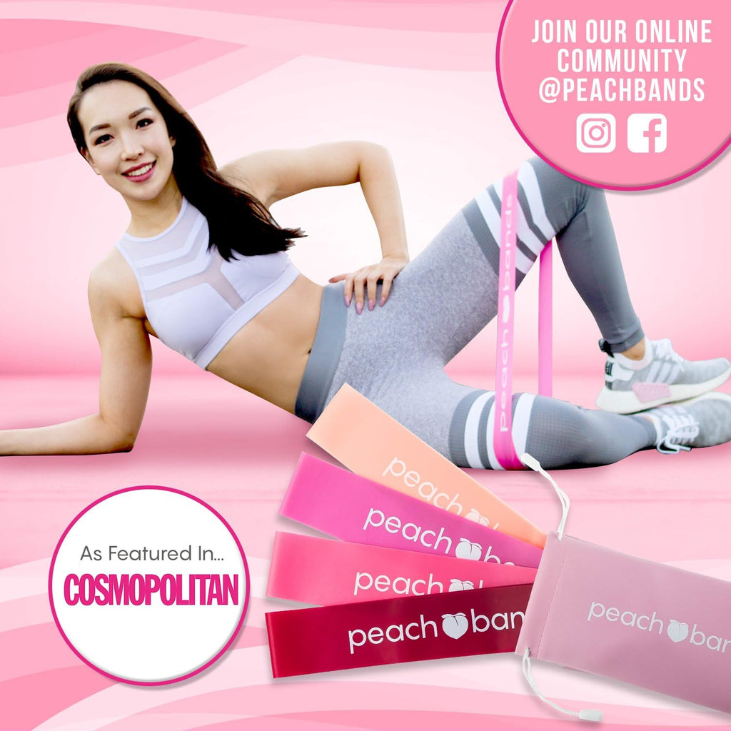 Resistance Bands Set - Exercise Workout Booty Bands for Legs and Glutes