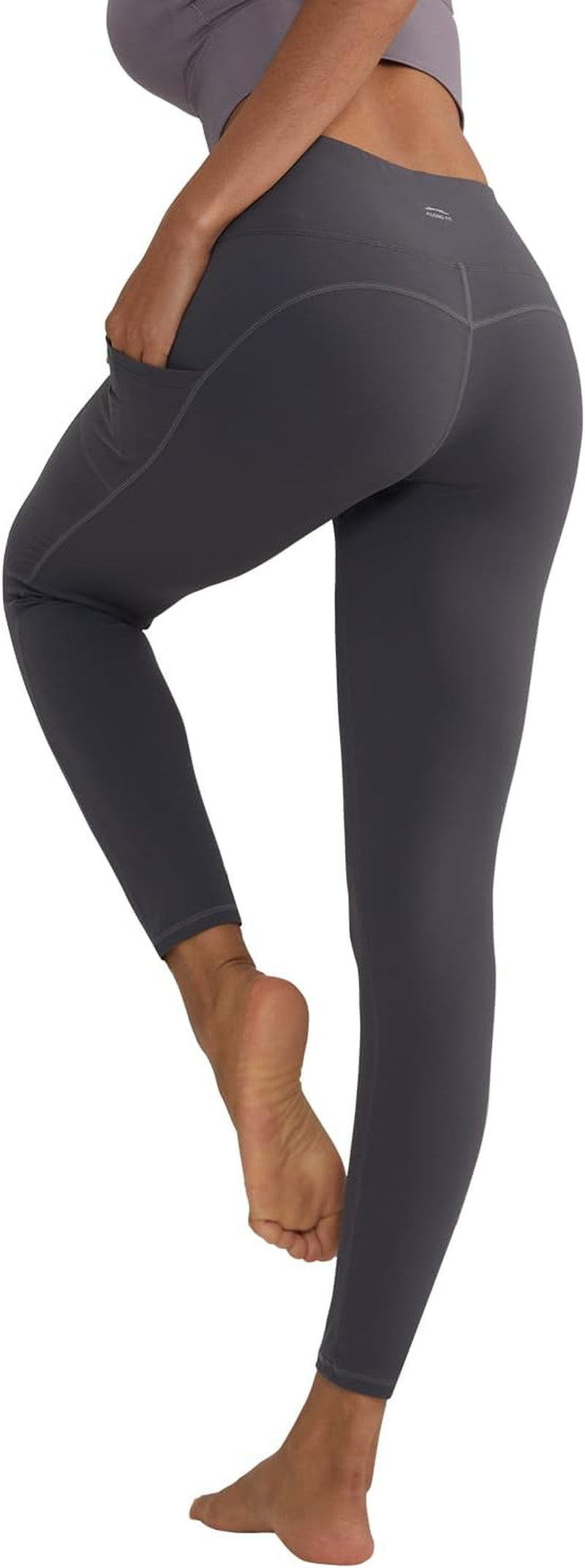 Leggings for Women with 3 Pockets Buttery Soft High Waisted Yoga Pants Non-See-Through Full-Length Tights