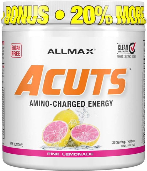 - AMINOCUTS (A:CUTS) - Weight-Management BCAA (L-Carnitine + Taurine + Green Coffee) - Pink Lemonade -Dye Free- 252 Gram - 36 Servings, 252-Gram