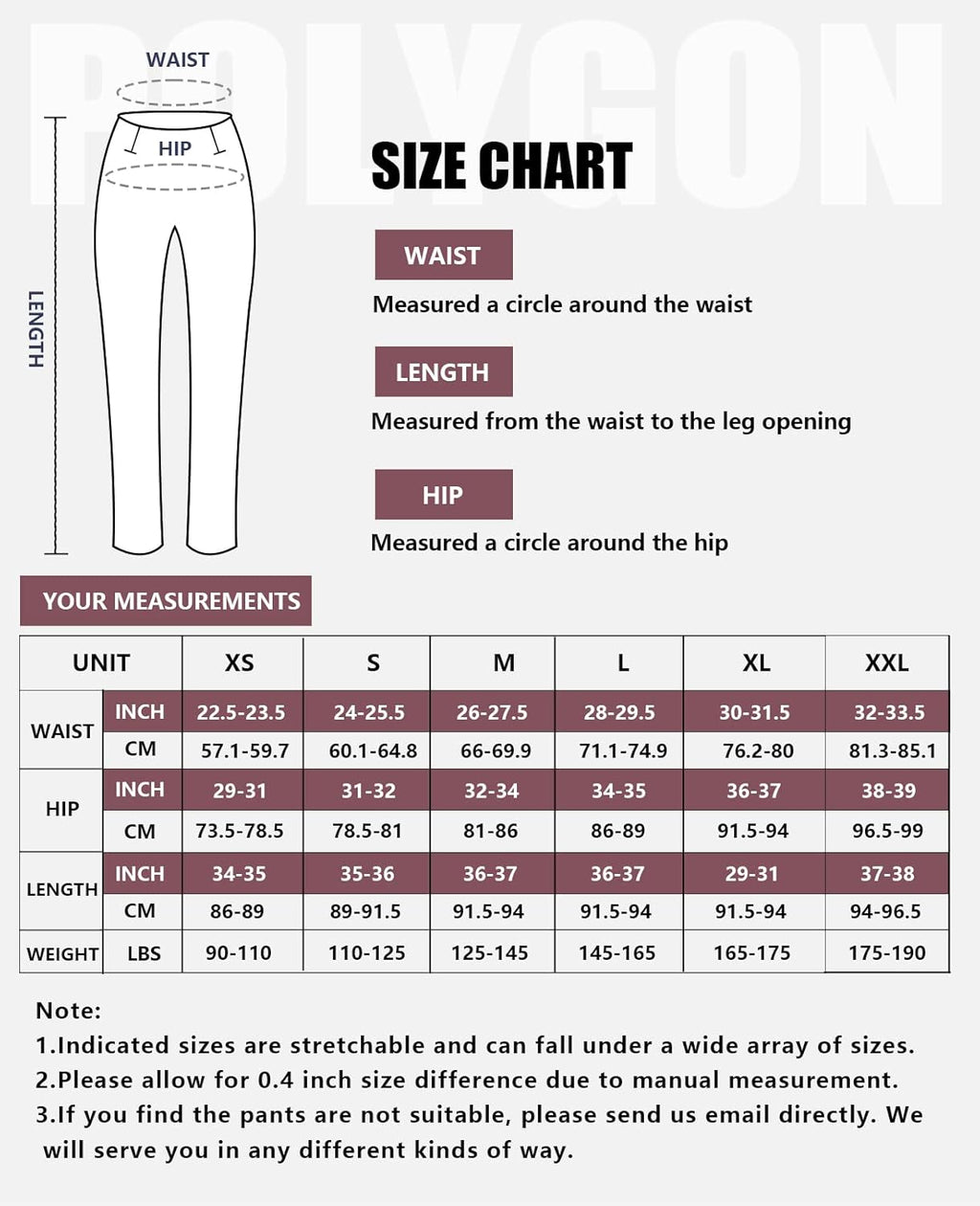Yoga Pants for Women, High Waisted Leggings with Pockets, Tummy Control Non See through Workout Pants