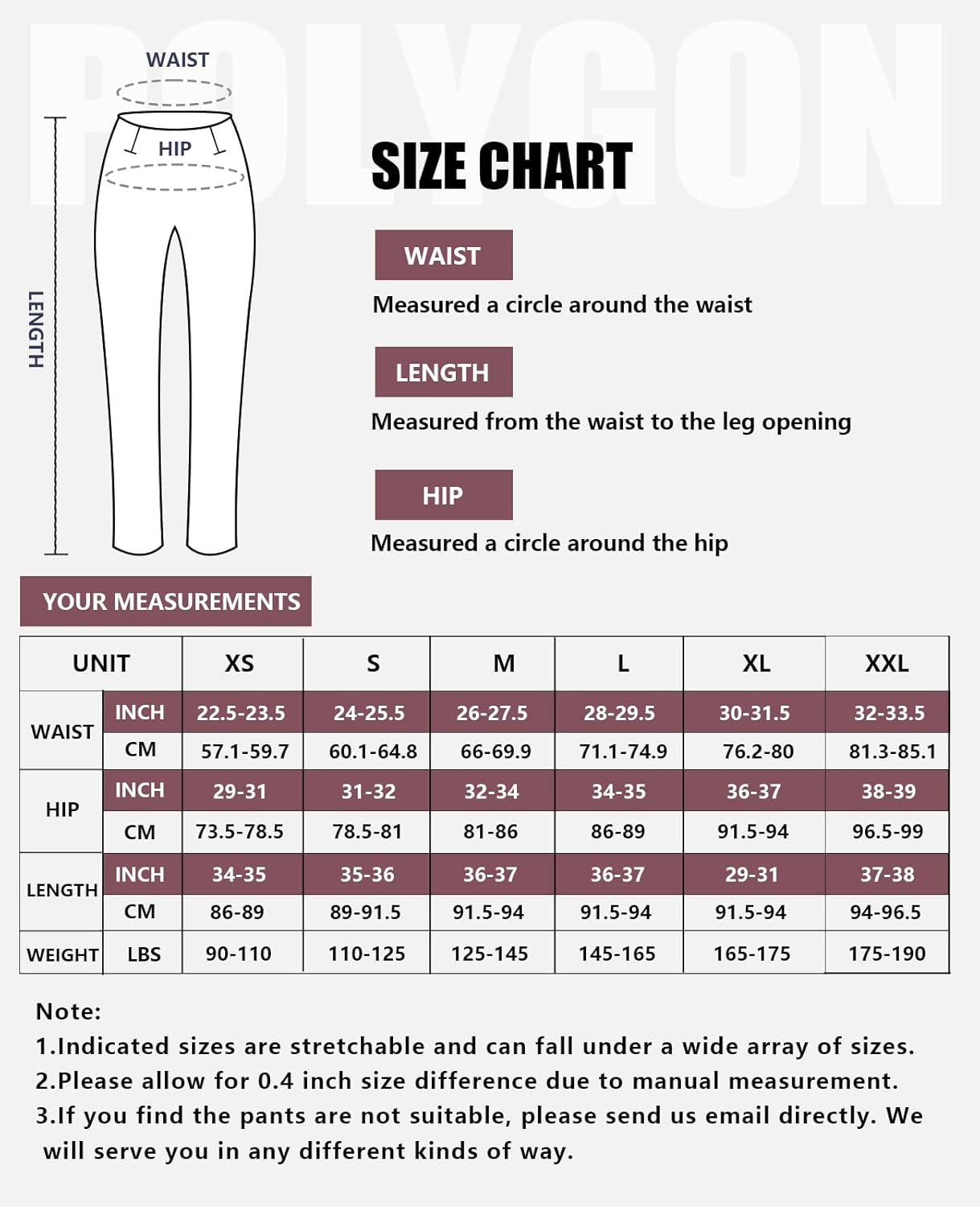 Yoga Pants for Women, High Waisted Leggings with Pockets, Tummy Control Non See through Workout Pants