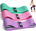 Resistance Bands 3 Sets, Premium Exercise Loops with Non-Slip Design for HIPS & Glutes, 3 Resistance Level Workout Booty Bands for Women and Men